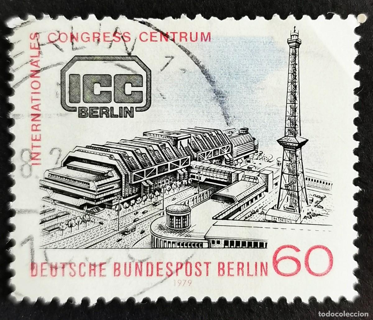 Sellos: Sello Alemania Berl&iacute;n 1979, Construcci&oacute;n Centro Internacional Congresos, 60 Pf. Michel: DE-BE 591