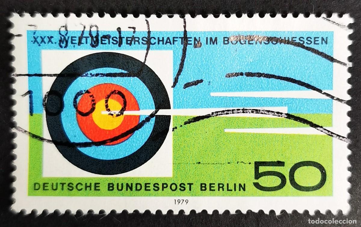 Sellos: Sello Alemania Berl&iacute;n 1979, Flechas y diana, 50 Pf. Michel: DE-BE 599