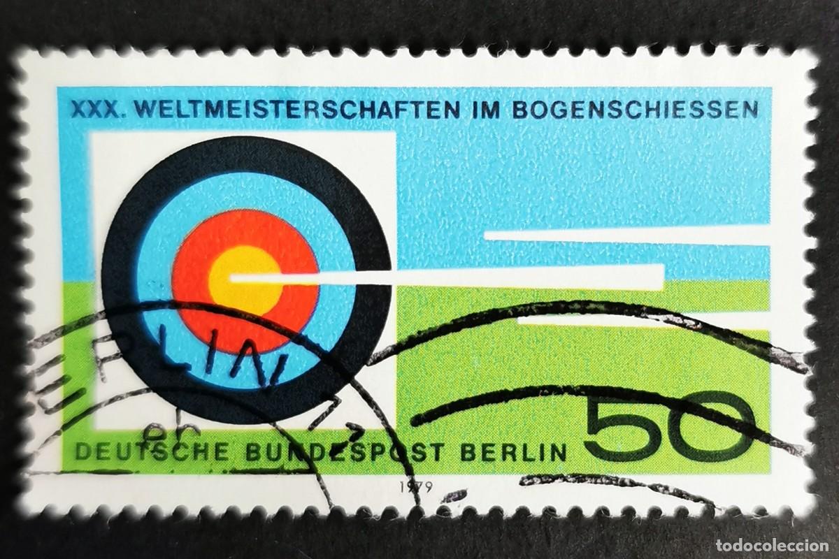 Sellos: Sello Alemania Berl&iacute;n 1979, Flechas y diana, 50 Pf. Michel: DE-BE 599
