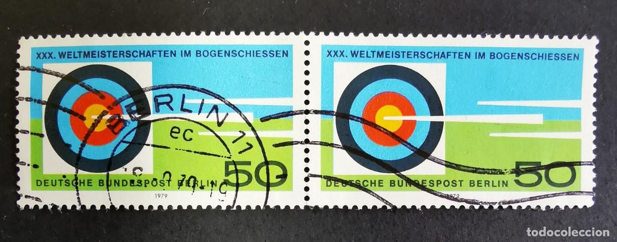 Sellos: Sello Alemania Berl&iacute;n 1979, Flechas y diana, 50 Pf. Michel: DE-BE 599