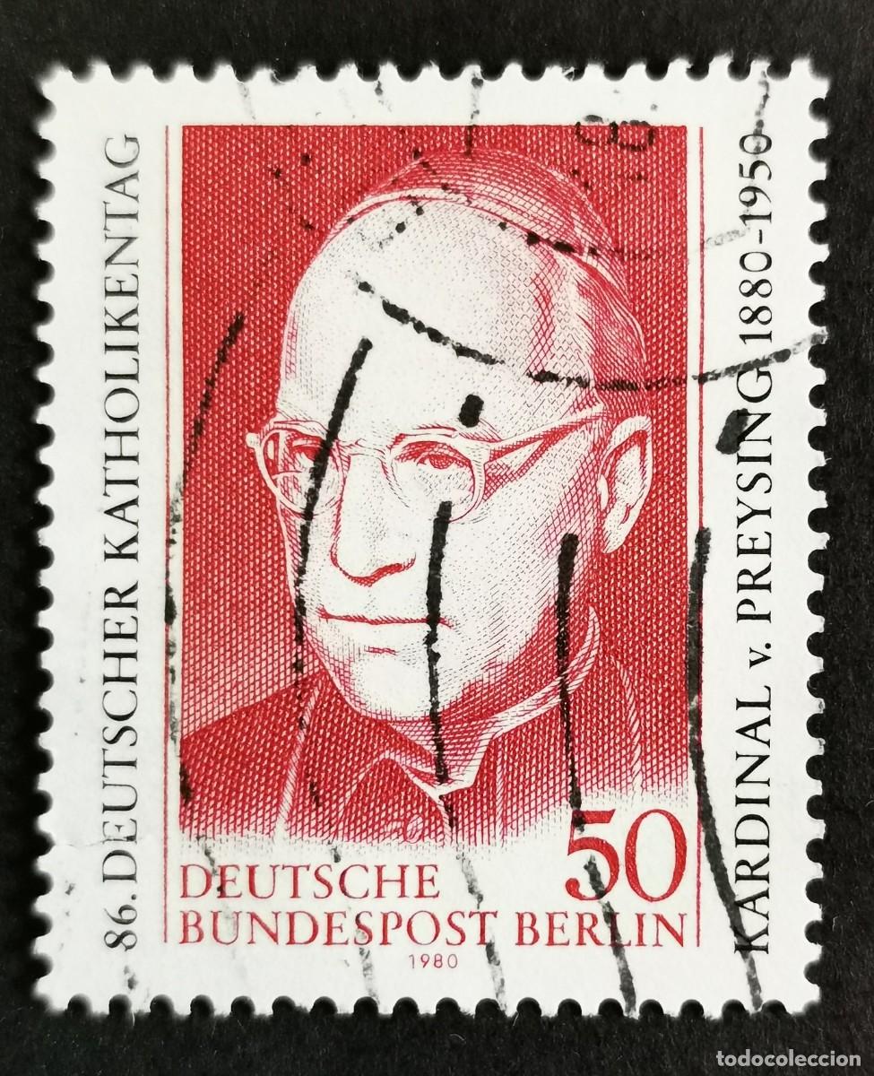 Sellos: Sello Alemania Berl&iacute;n 1980, Cardenal Konrad, conde de Preysing-Lichtenegg, 60 Pf. Michel: DE-BE 624