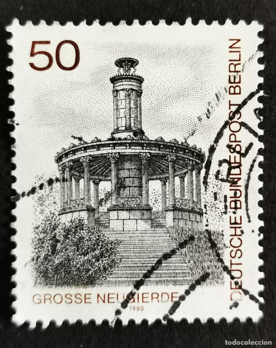 Sellos: Sello Alemania Berl&iacute;n 1980, &rdquo;Gran Curiosidad&rdquo;, Parque del Castillo, Klein, 50 Pf. Michel: DE-BE 635
