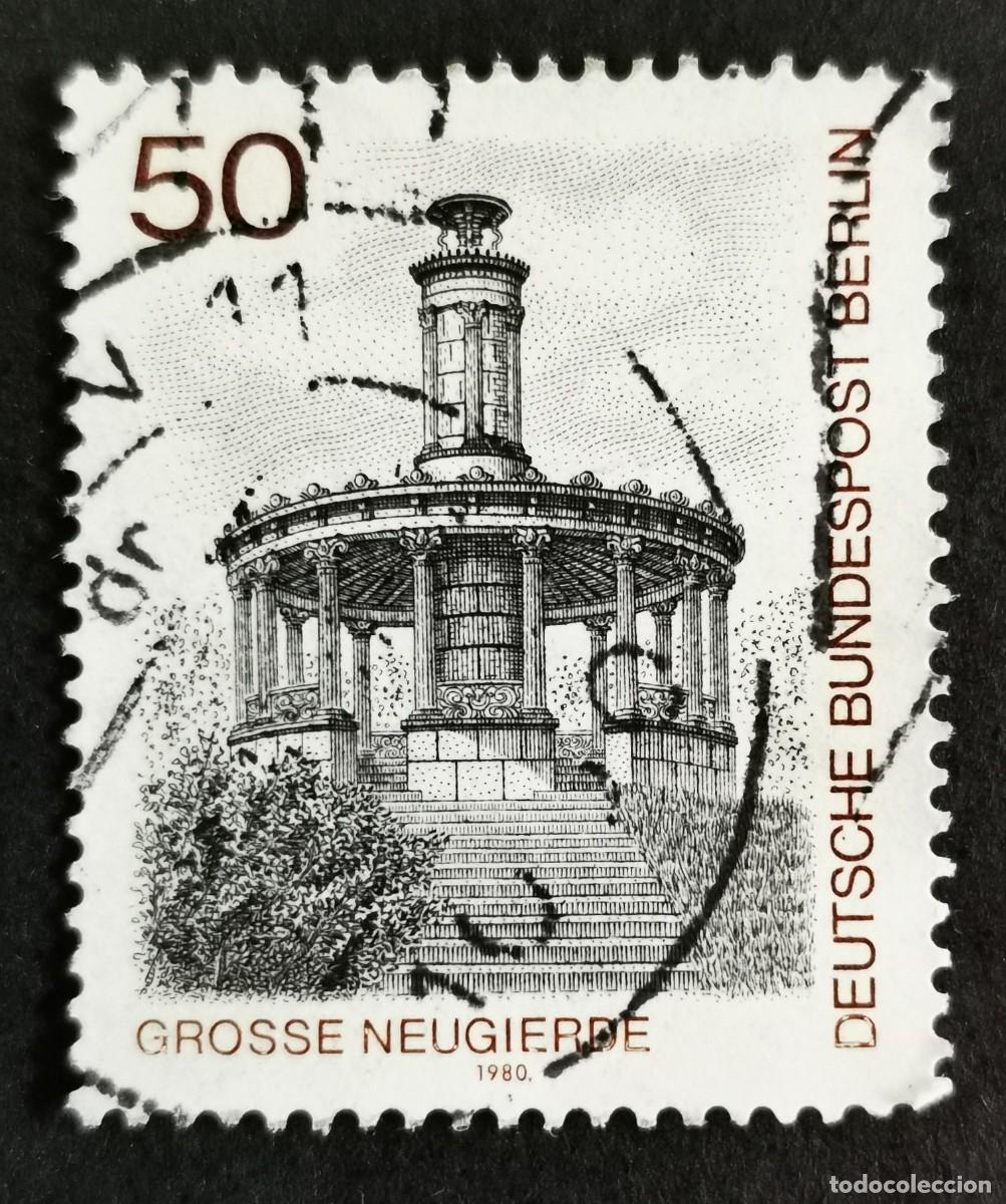 Sellos: Sello Alemania Berl&iacute;n 1980, &rdquo;Gran Curiosidad&rdquo;, Parque del Castillo, Klein, 50 Pf. Michel: DE-BE 635