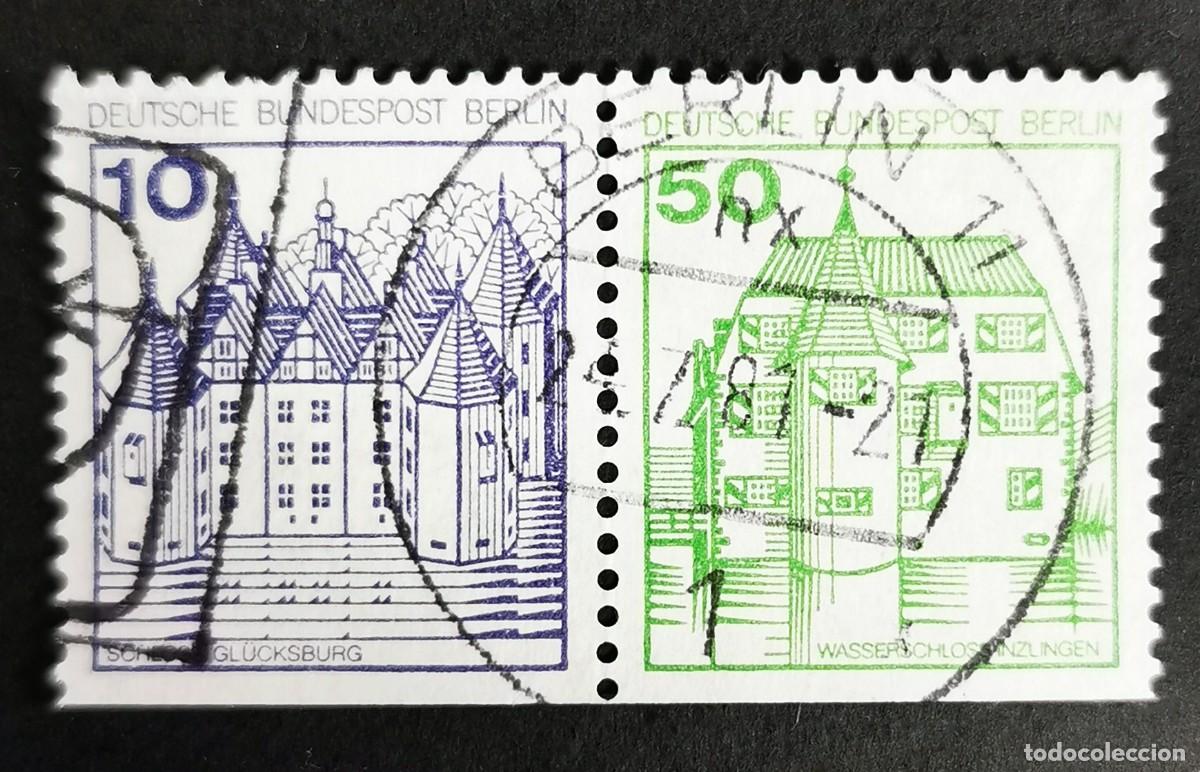 Sellos: Sello Alemania Berl&iacute;n 1980, Gl&uuml;cksburg/Inzlingen, 60 Pf. Michel: DE-BE W74
