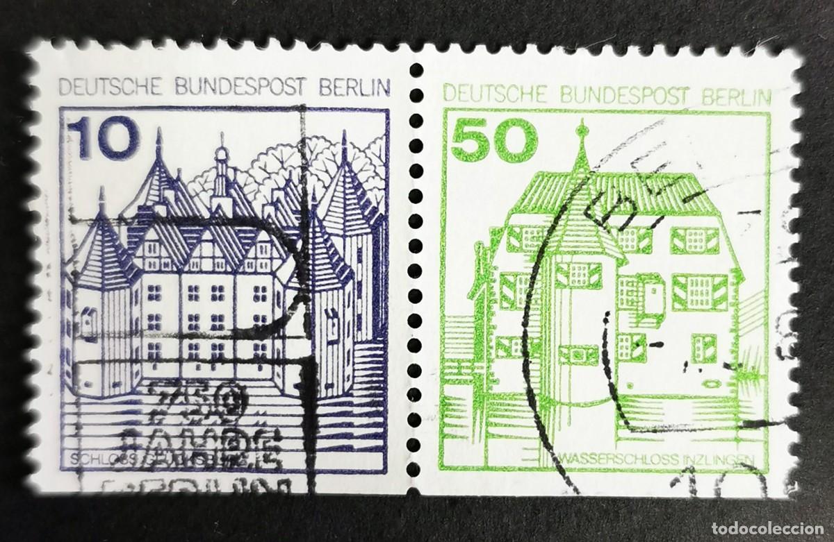 Sellos: Sello Alemania Berl&iacute;n 1980, Gl&uuml;cksburg/Inzlingen, 60 Pf. Michel: DE-BE W74