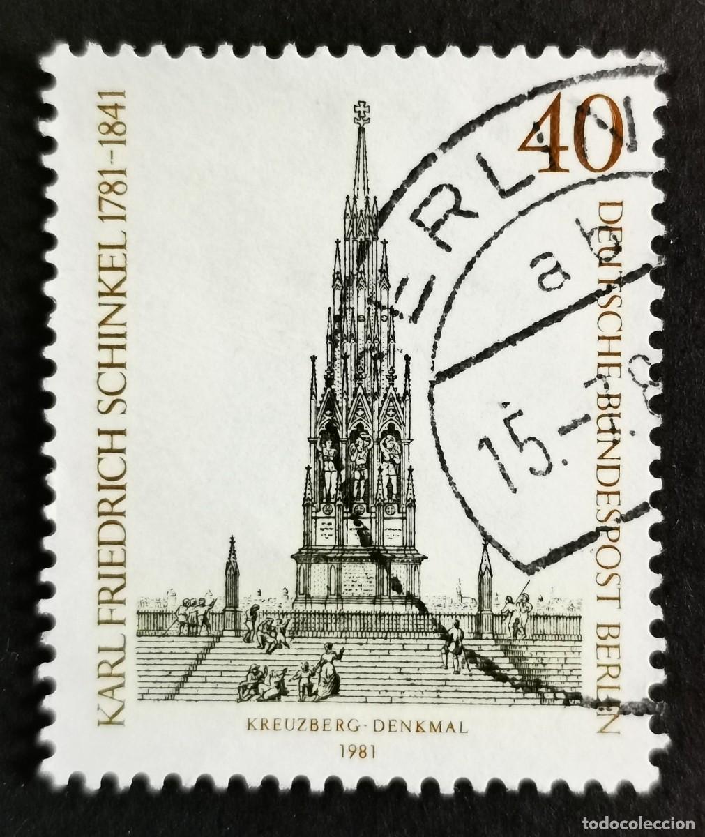 Sellos: Sello Alemania Berl&iacute;n 1981, Memorial de guerra de Kreuzberg, 40 Pf. Michel: DE-BE 640