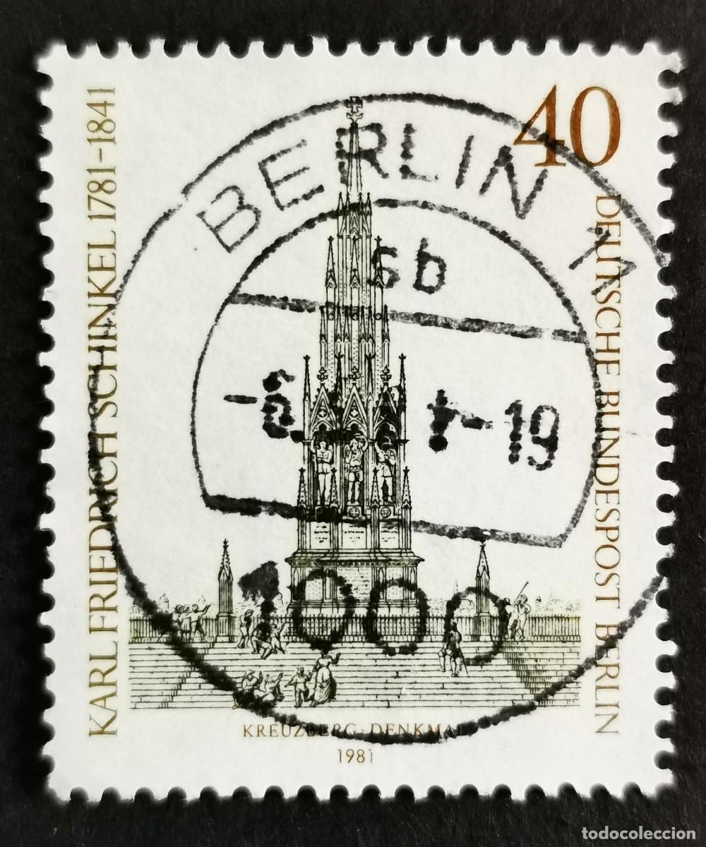 Sellos: Sello Alemania Berl&iacute;n 1981, Memorial de guerra de Kreuzberg, 40 Pf. Michel: DE-BE 640