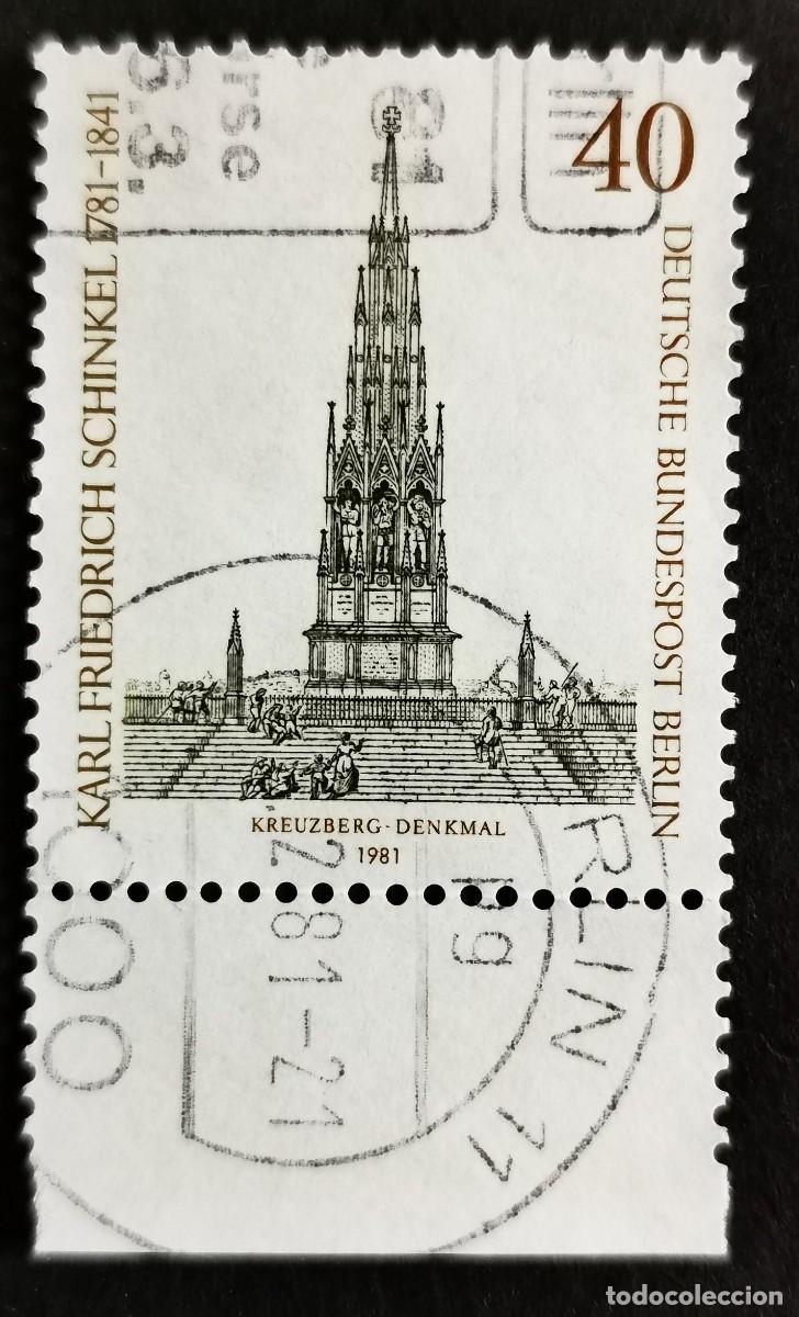 Sellos: Sello Alemania Berl&iacute;n 1981, Memorial de guerra de Kreuzberg, 40 Pf. Michel: DE-BE 640