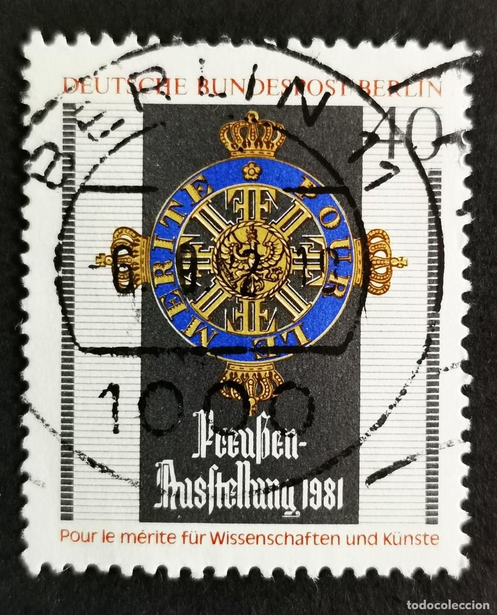 Sellos: Sello Alemania Berl&iacute;n 1981, Insignia Orden 'Pour le M&eacute;rite' Artes Ciencias, 40 Pf. Michel: DE-BE 650