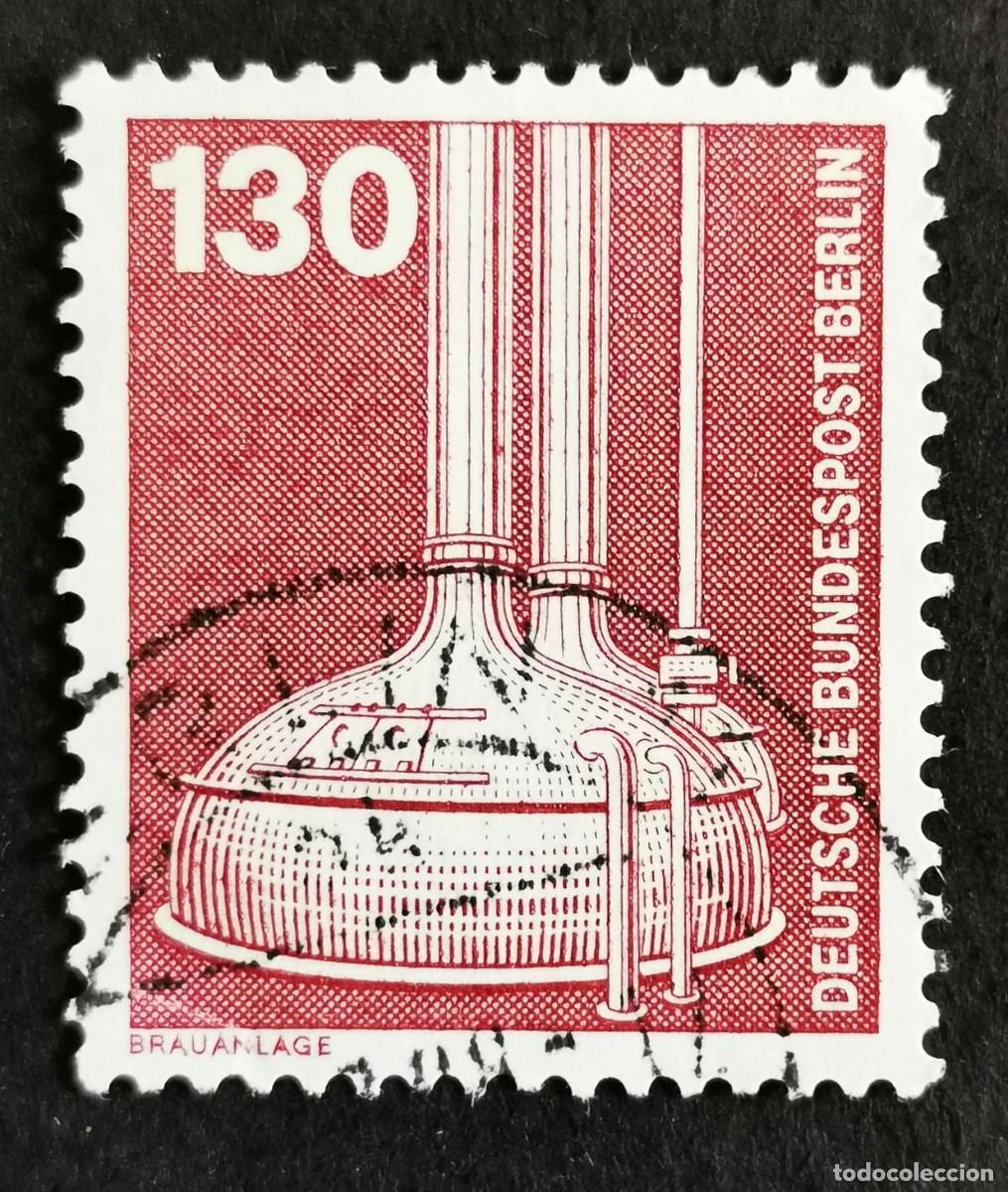 Sellos: Sello Alemania Berl&iacute;n 1982, Industria: Equipos elaboraci&oacute;n de cerveza, 130 Pf. Michel: DE-BE 669
