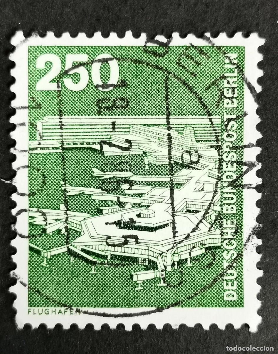 Sellos: Sello Alemania Berl&iacute;n 1982, Industria: Aeropuerto de Frankfurt, 250 Pf. Michel: DE-BE 671