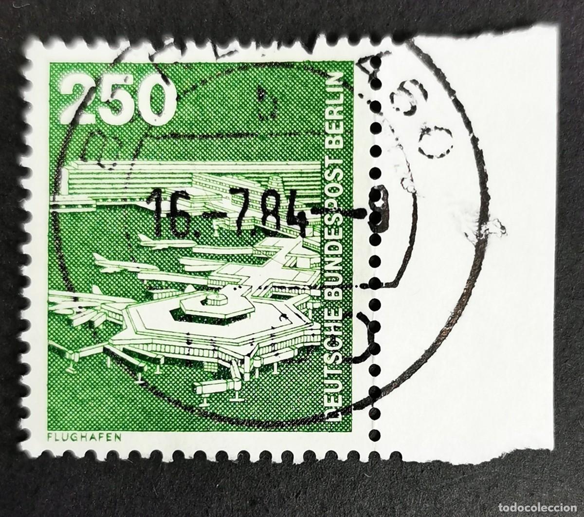 Sellos: Sello Alemania Berl&iacute;n 1982, Industria: Aeropuerto de Frankfurt, 250 Pf. Michel: DE-BE 671