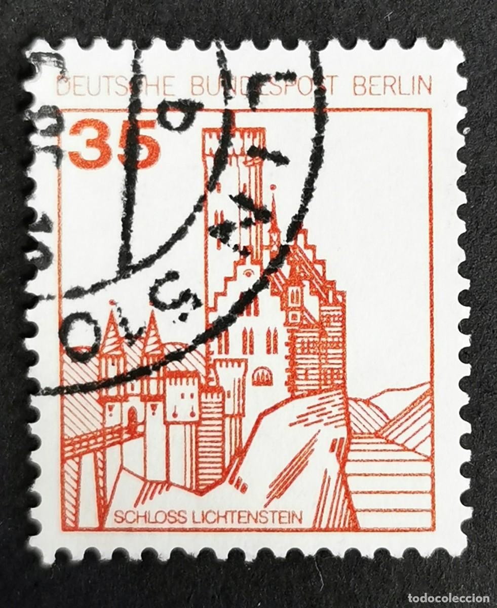 Sellos: Sello Alemania Berl&iacute;n 1982, Castillo de Lichtenstein, 35 Pf. Michel: DE-BE 673A