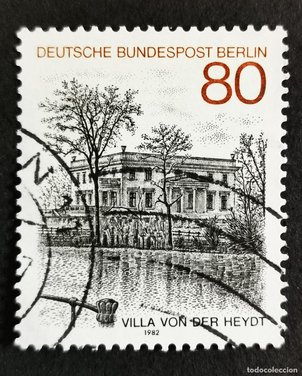 Sellos: Sello Alemania Berl&iacute;n 1982, Villa von der Heydt, 80 Pf. Michel: DE-BE 687