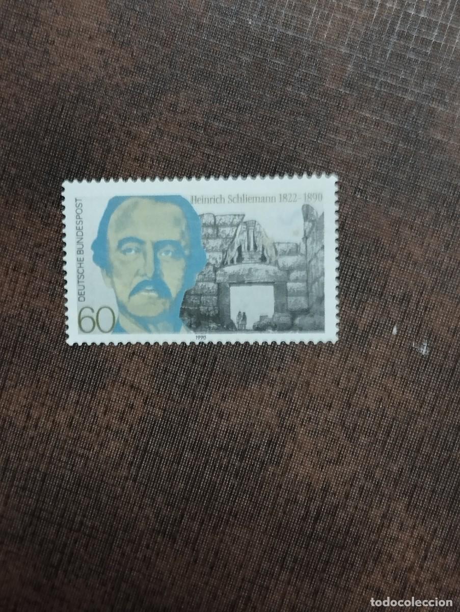 Sellos: 16.08/ Alemania Federal.1990. 60 pf. Serie completa en nuevo