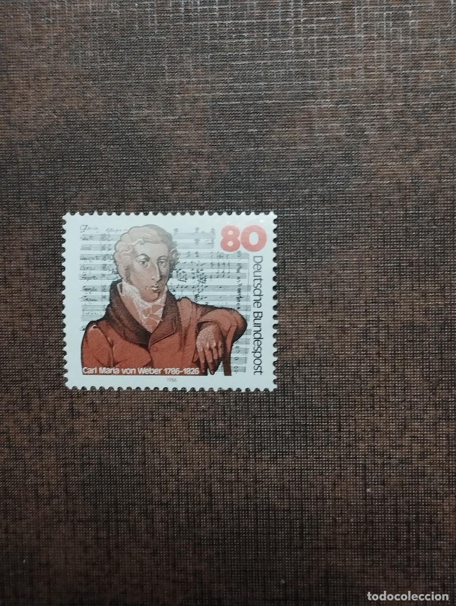 Sellos: 17.08/ Alemania Federal.1984. 80 pf. Serie completa en nuevo