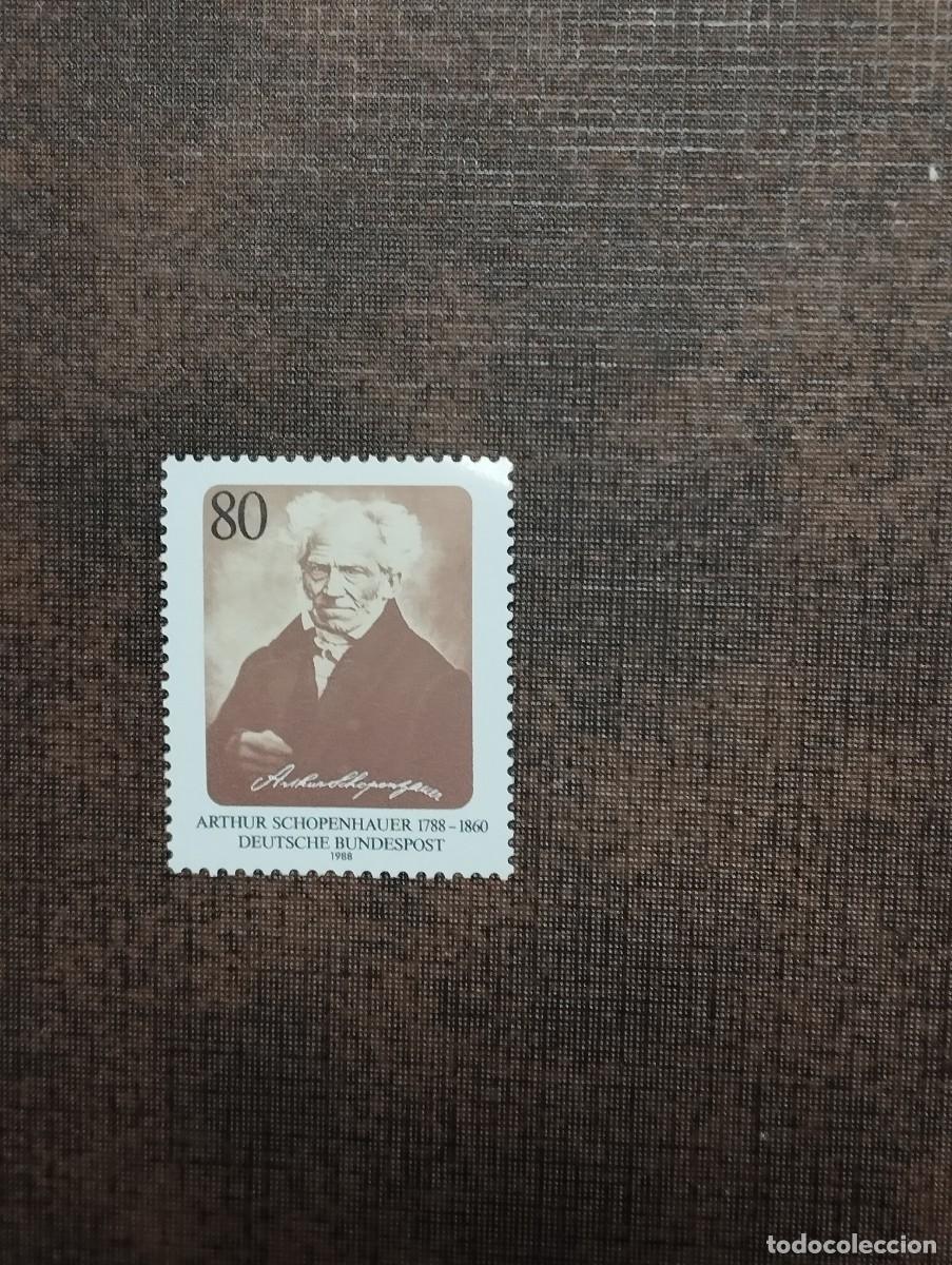 Sellos: 17.08/ Alemania Federal.1988. 80 pf. Serie completa en nuevo