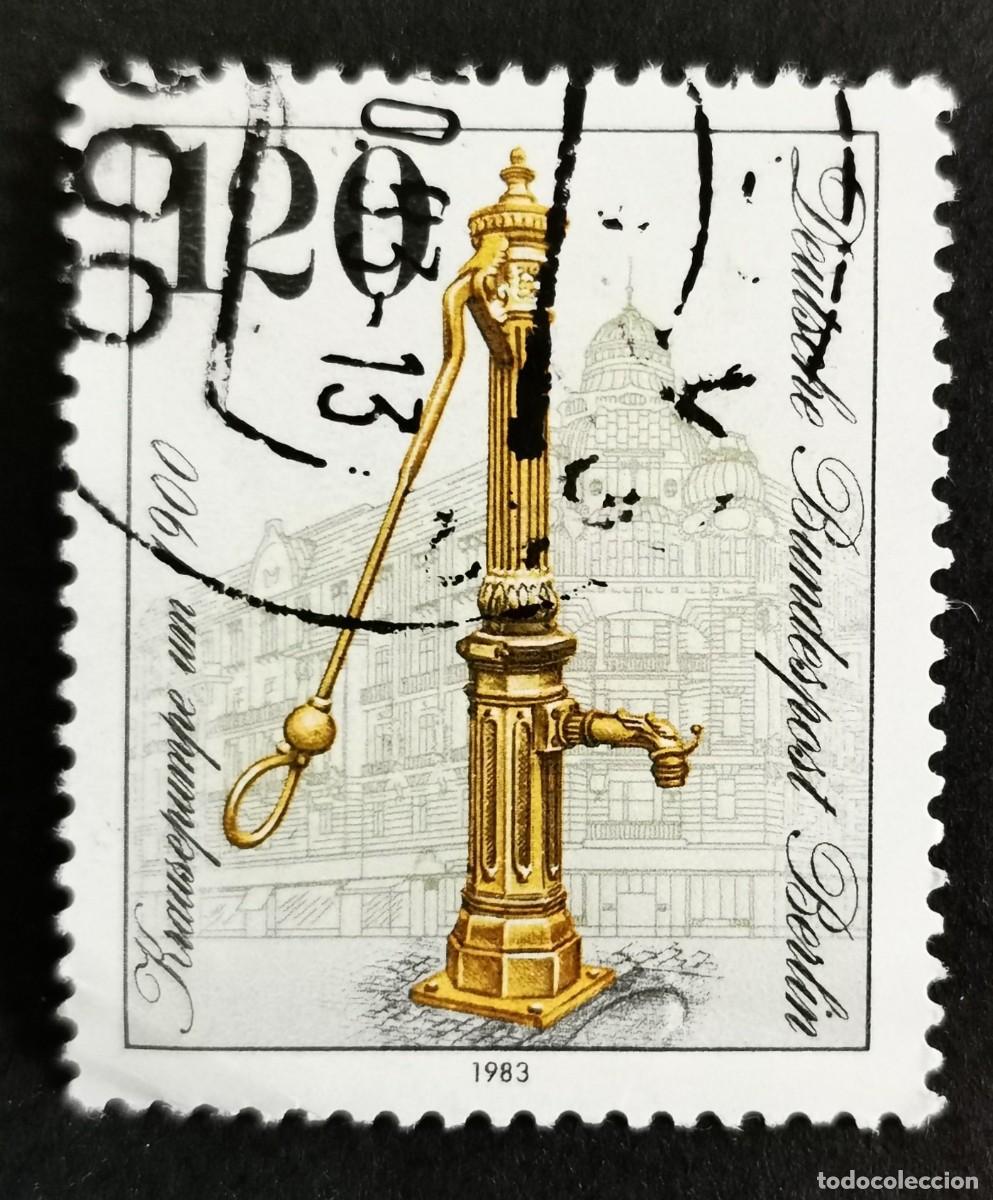 Sellos: Sello Alemania Berl&iacute;n 1983, Bomba Krause (aprox. 1900), Kurf&uuml;rstendamm , 120 Pf. Michel: DE-BE 692
