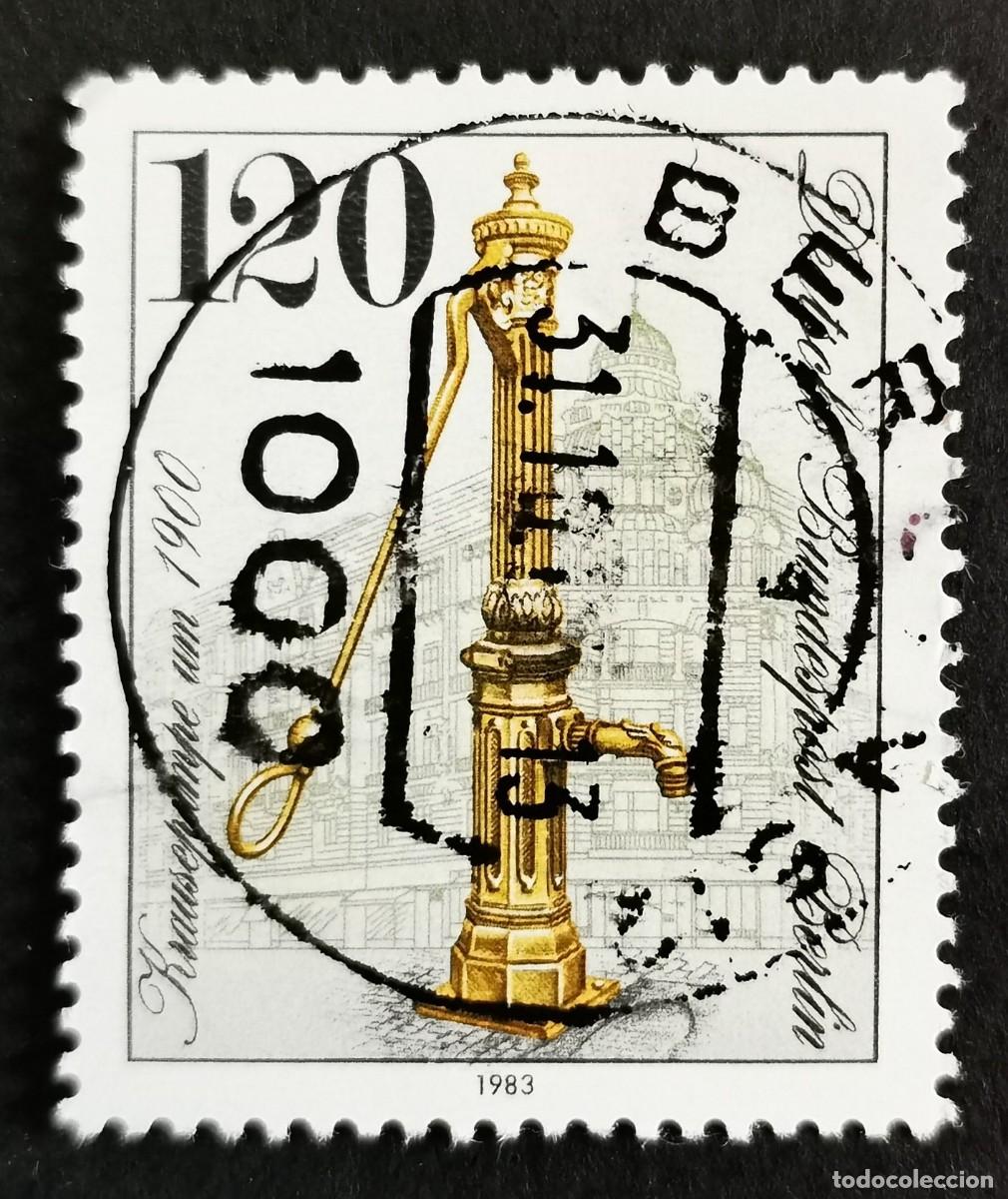 Sellos: Sello Alemania Berl&iacute;n 1983, Bomba Krause (aprox. 1900), Kurf&uuml;rstendamm , 120 Pf. Michel: DE-BE 692