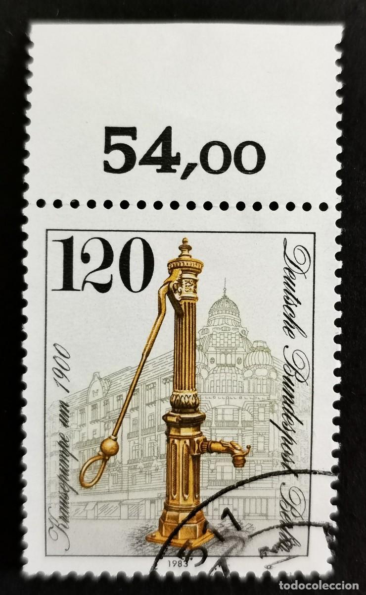 Sellos: Sello Alemania Berl&iacute;n 1983, Bomba Krause (aprox. 1900), Kurf&uuml;rstendamm , 120 Pf. Michel: DE-BE 692
