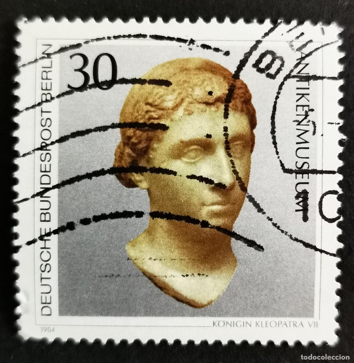 Sellos: Sello Alemania Berl&iacute;n 1984, Reina Cleopatra VII (Museo de Antig&uuml;edades), 30 Pf. Michel: DE-BE 708
