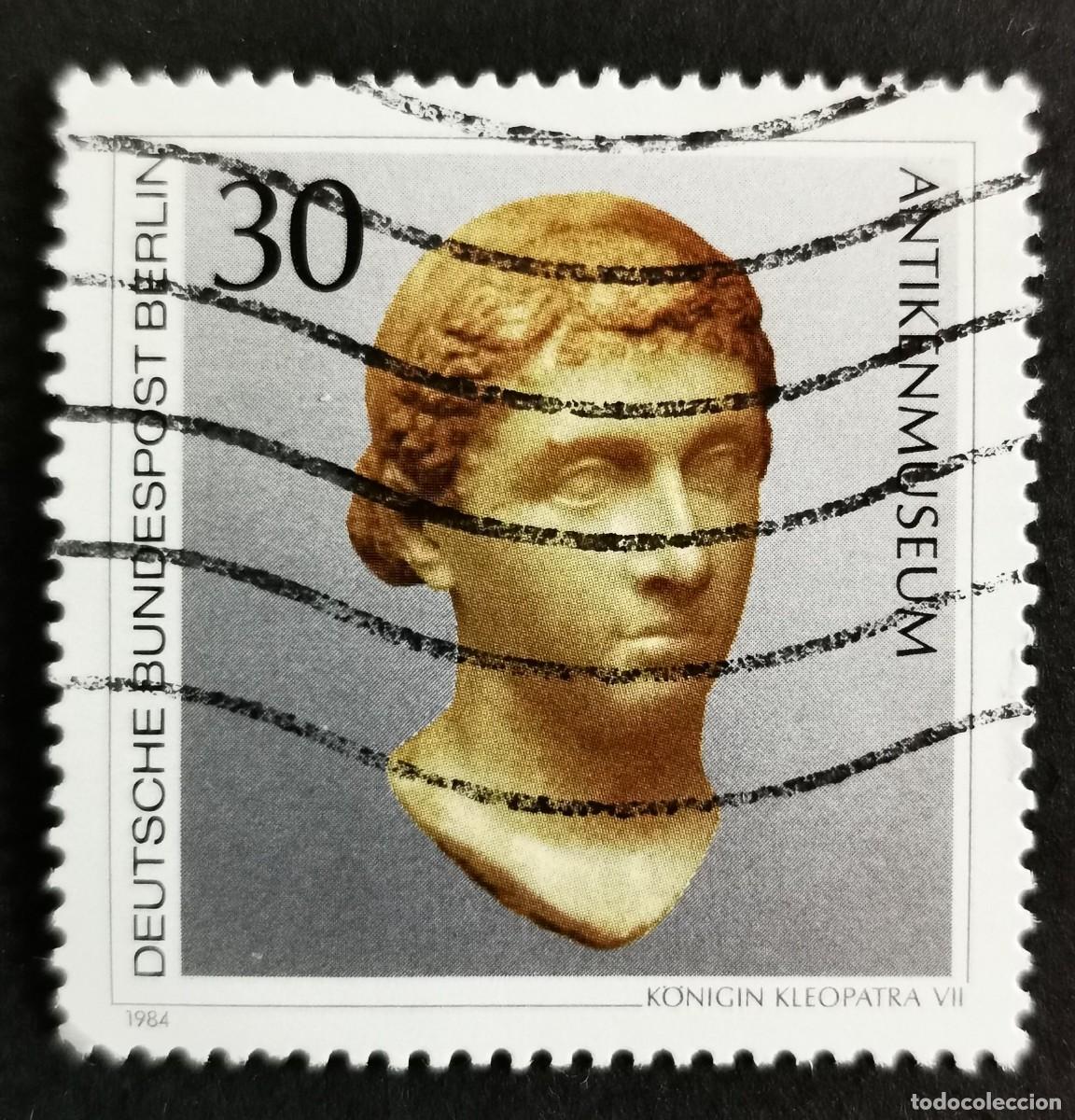 Sellos: Sello Alemania Berl&iacute;n 1984, Reina Cleopatra VII (Museo de Antig&uuml;edades), 30 Pf. Michel: DE-BE 708