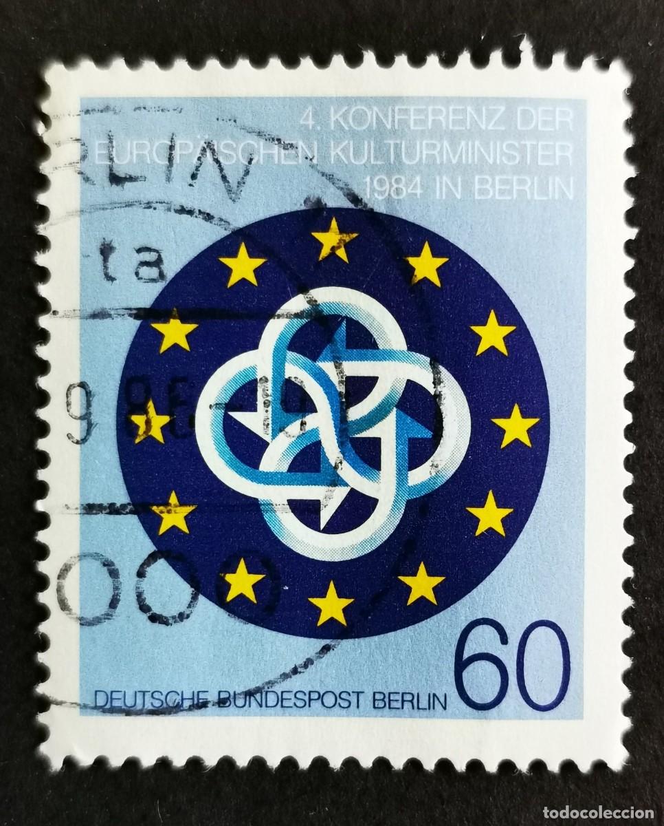 Sellos: Sello Alemania Berl&iacute;n 1984, Credencial de la conferencia, 60 Pf. Michel: DE-BE 721