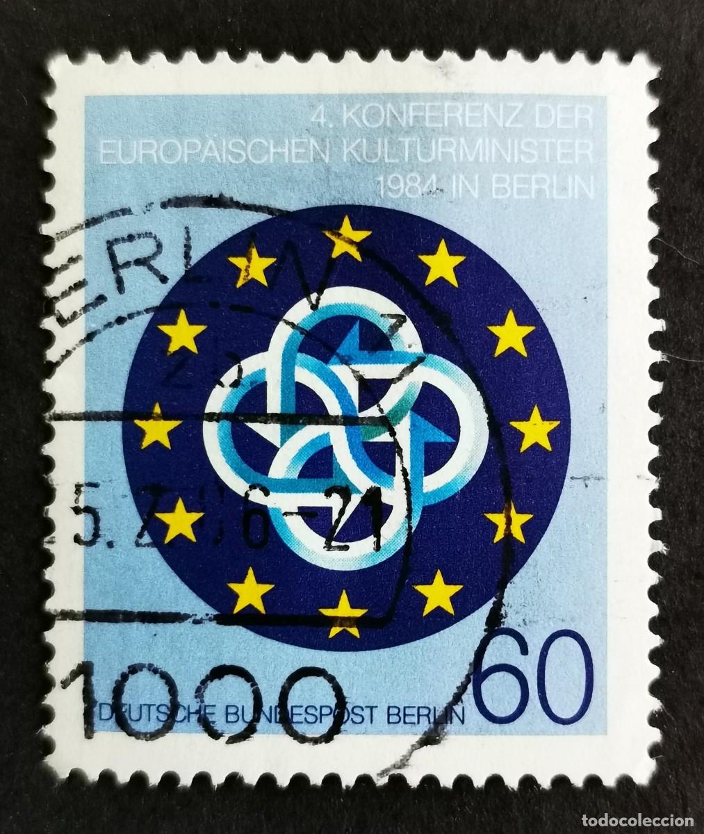 Sellos: Sello Alemania Berl&iacute;n 1984, Credencial de la conferencia, 60 Pf. Michel: DE-BE 721