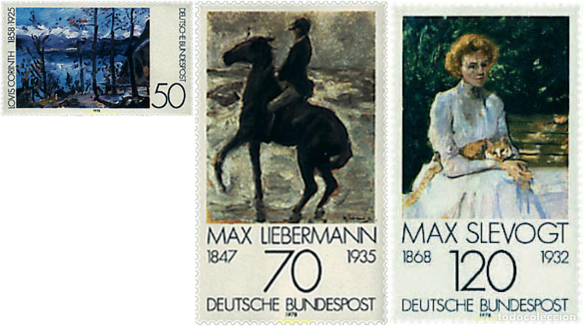 Sellos: 64973 MNH ALEMANIA FEDERAL 1978 IMPRESIONISTAS ALEMANES