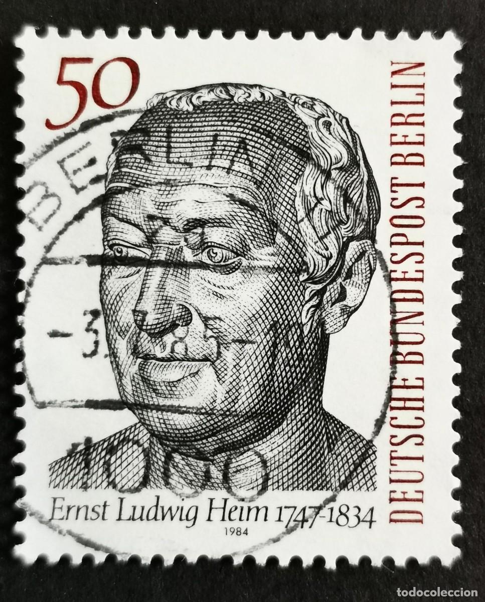 Sellos: Sello Alemania Berl&iacute;n 1984, Dr. Ernst Ludwig Heim, pionero de la medicina., 50 Pf. Michel: DE-BE 723