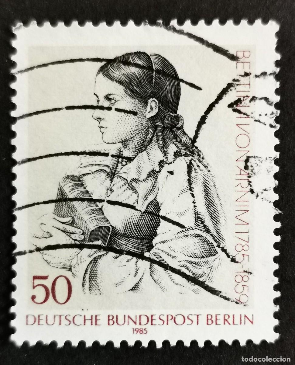 Sellos: Sello Alemania Berl&iacute;n 1985, Elisabeth (conocida como Bettina), 50 Pf. Michel: DE-BE 730