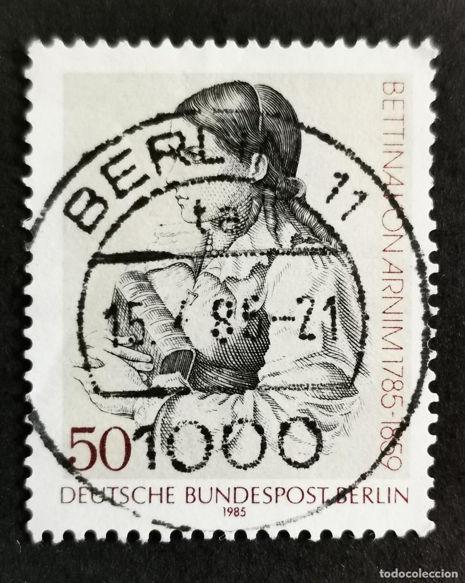 Sellos: Sello Alemania Berl&iacute;n 1985, Elisabeth (conocida como Bettina), 50 Pf. Michel: DE-BE 730
