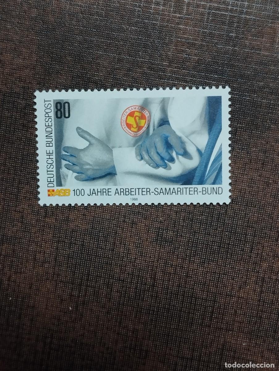 Sellos: 17.08/ Alemania Federal.1988. 80 pf. Serie completa en nuevo