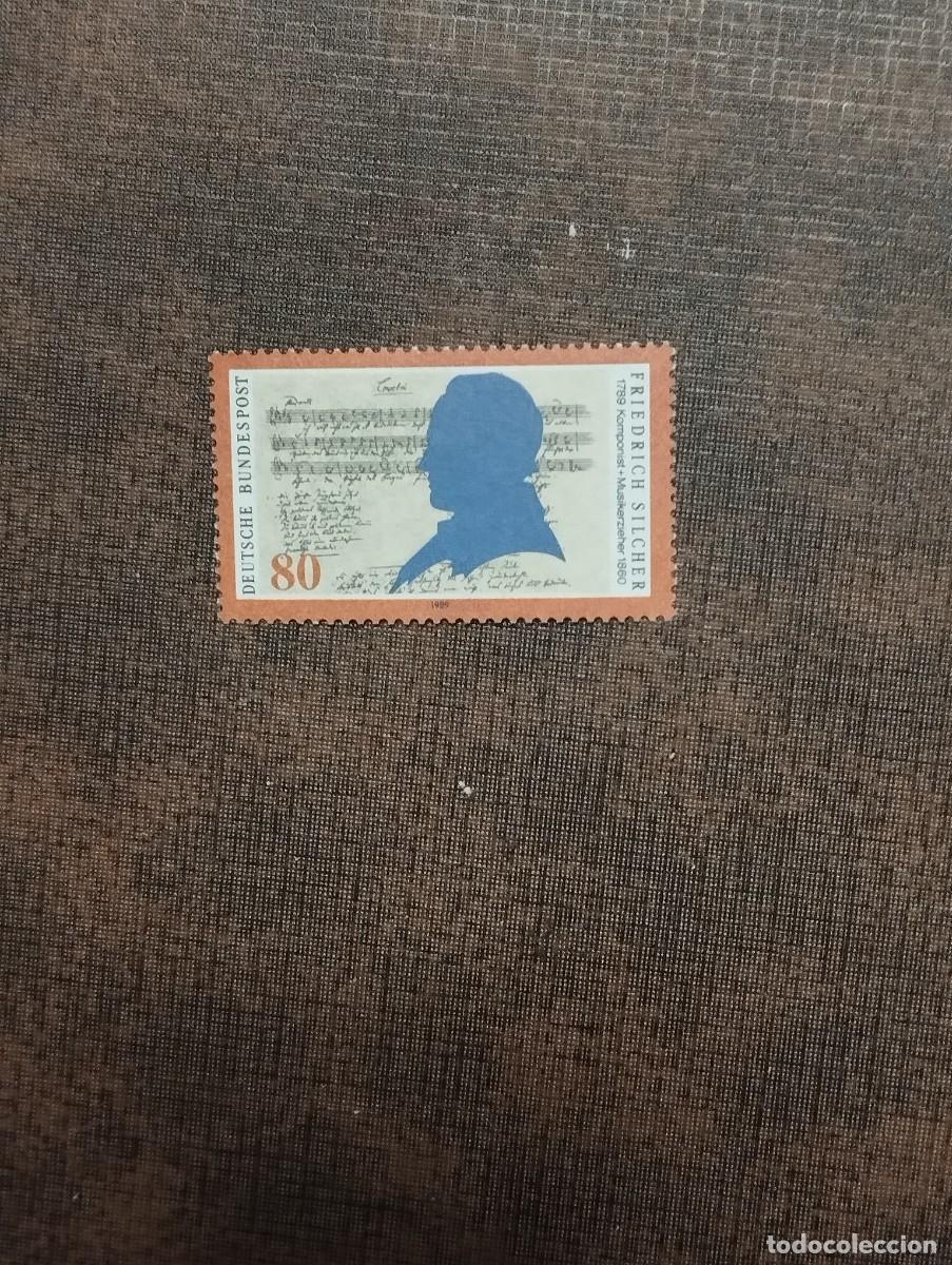 Sellos: 17.08/ Alemania Federal.1989. 80 pf Serie completa en nuevo
