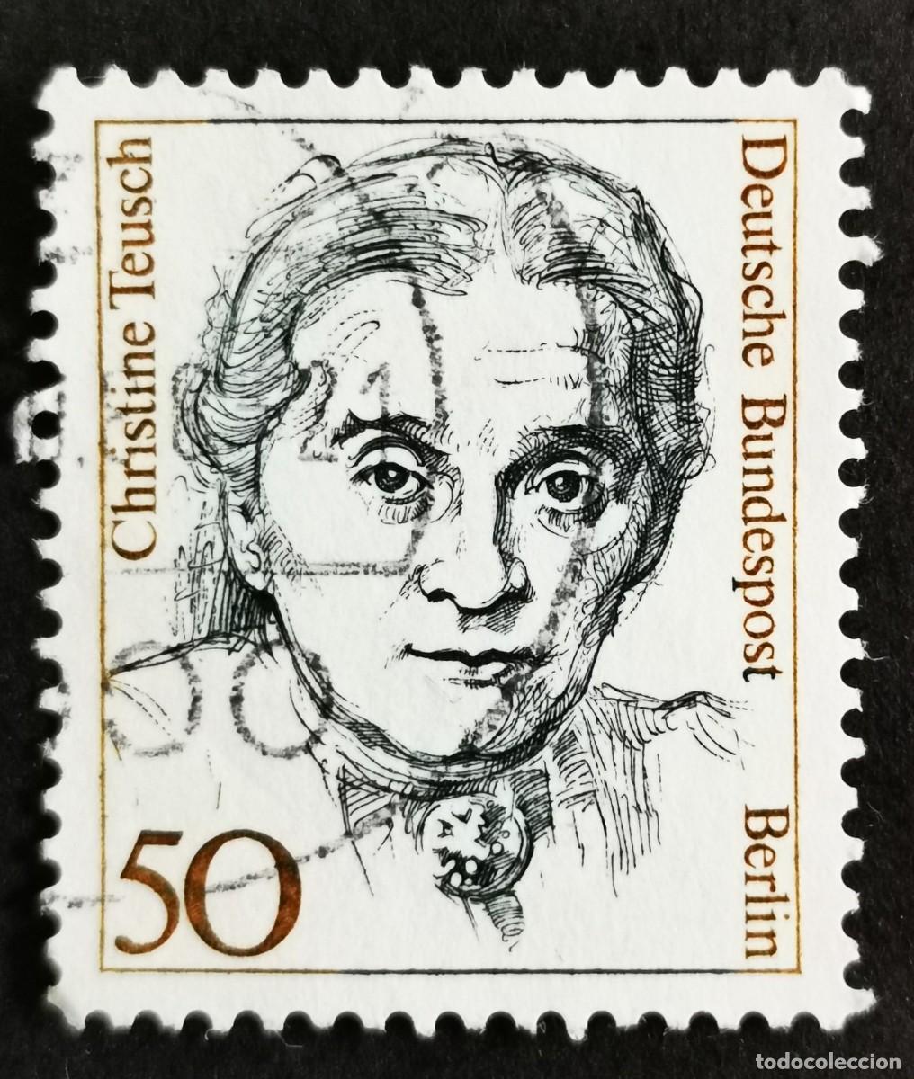 Sellos: Sello Alemania Berl&iacute;n 1986, Mujeres alemanas: Christine Teusch (1888-1968), 50 Pf. Michel: DE-BE 770