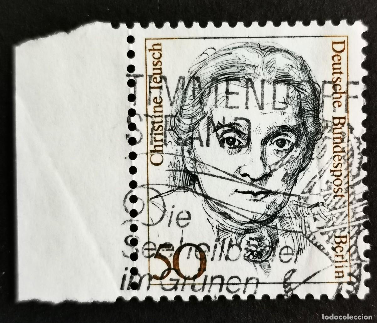 Sellos: Sello Alemania Berl&iacute;n 1986, Mujeres alemanas: Christine Teusch (1888-1968), 50 Pf. Michel: DE-BE 770