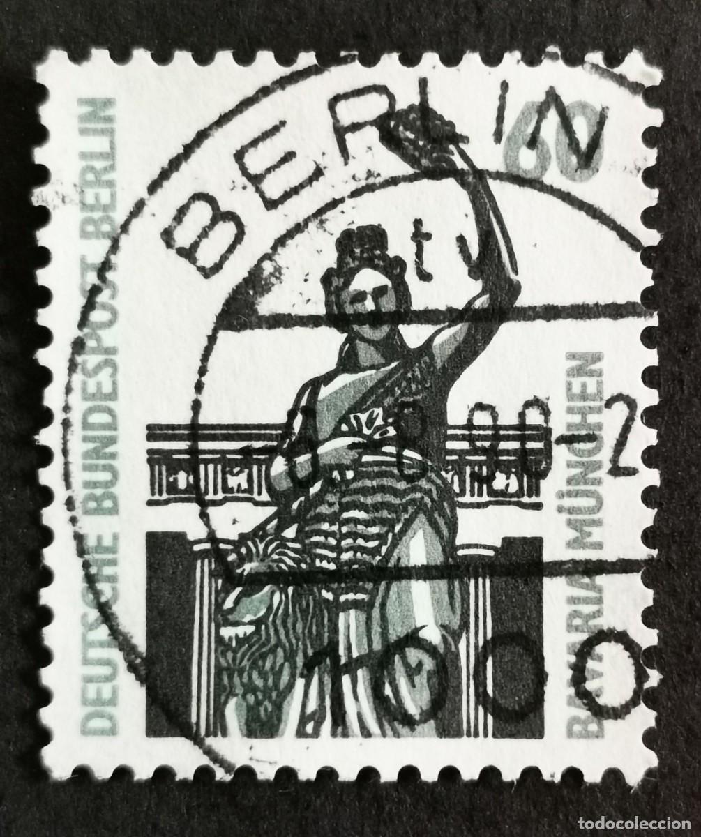 Sellos: Sello Alemania Berl&iacute;n 1987, Baviera, M&uacute;nich, 60 Pf. Michel: DE-BE 795A