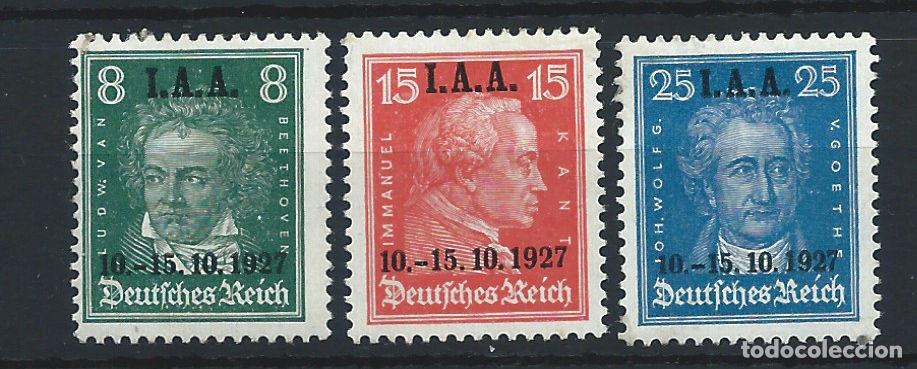 Sellos: Allemagne Empire N&deg;398/400* (MH) 1927 - Conseil du bureaux international du travail