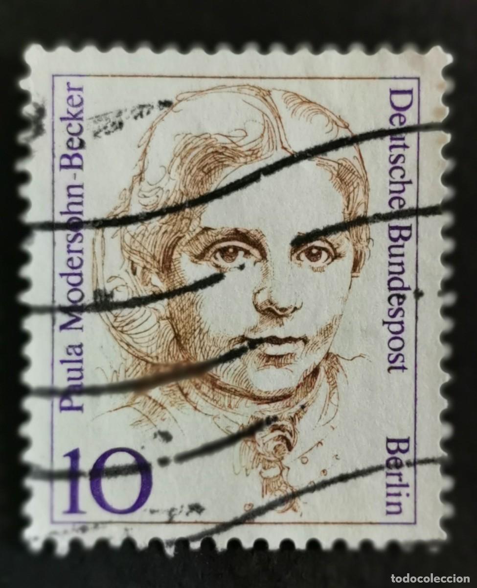 Sellos: Sello Alemania Berl&iacute;n 1988, Mujeres alemanas: Paula Modersohn-Becker, 10 Pf. Michel: DE-BE 806