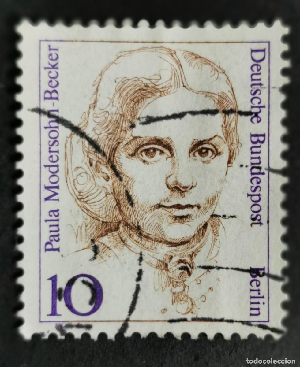 Sellos: Sello Alemania Berl&iacute;n 1988, Mujeres alemanas: Paula Modersohn-Becker, 10 Pf. Michel: DE-BE 806