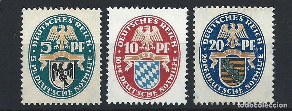 Sellos: Allemagne Empire N&deg;368/70** (MNH) 1925 - Armoiries