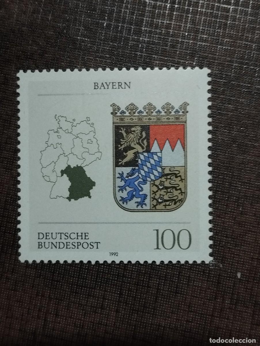 Sellos: 17.08/ Alemania Federal.1992. 100 pf. Serie completa en nuevo