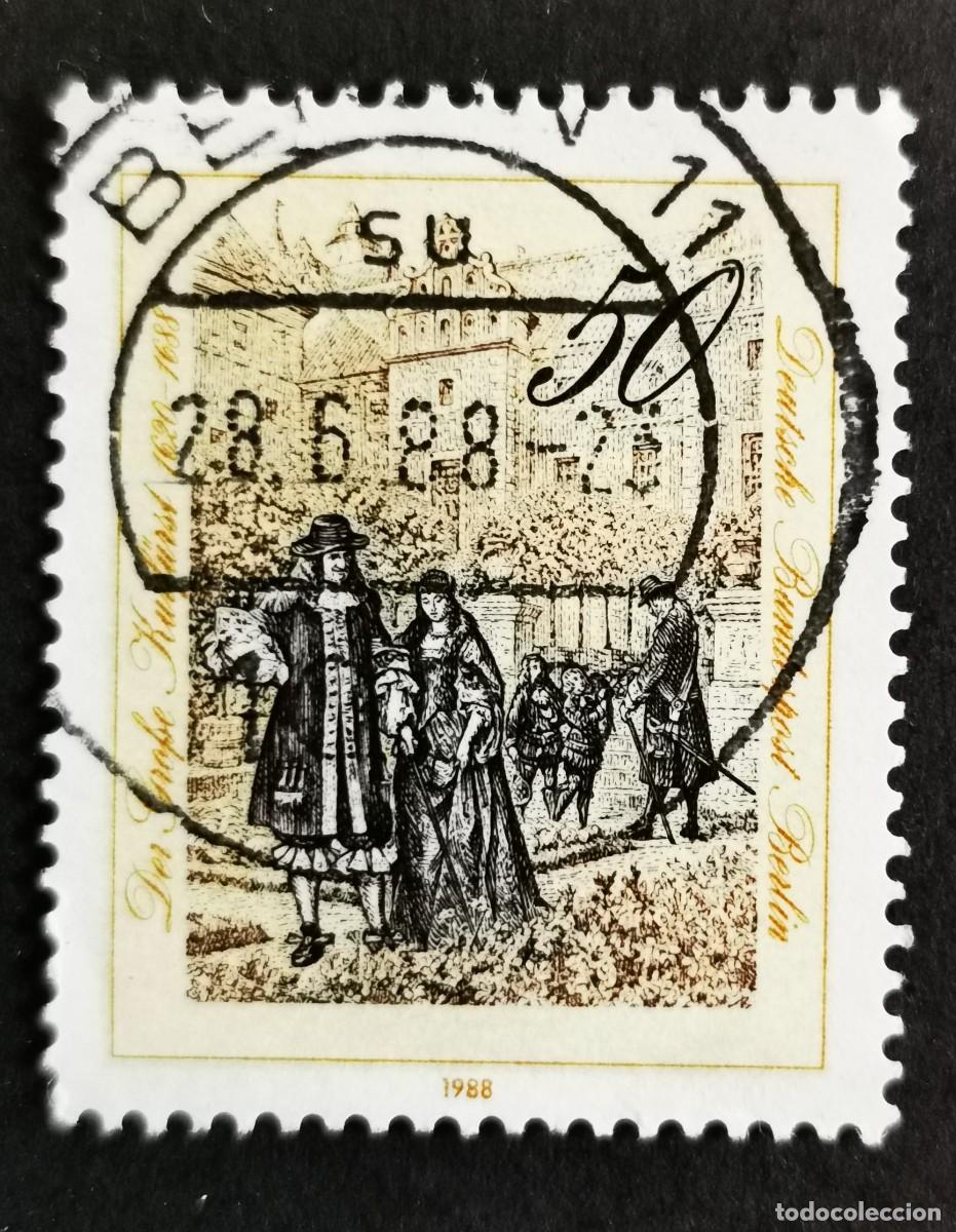Sellos: Sello Alemania Berl&iacute;n 1988, Friedrich Wilhelm y su familia, 50 Pf. Michel: DE-BE 813