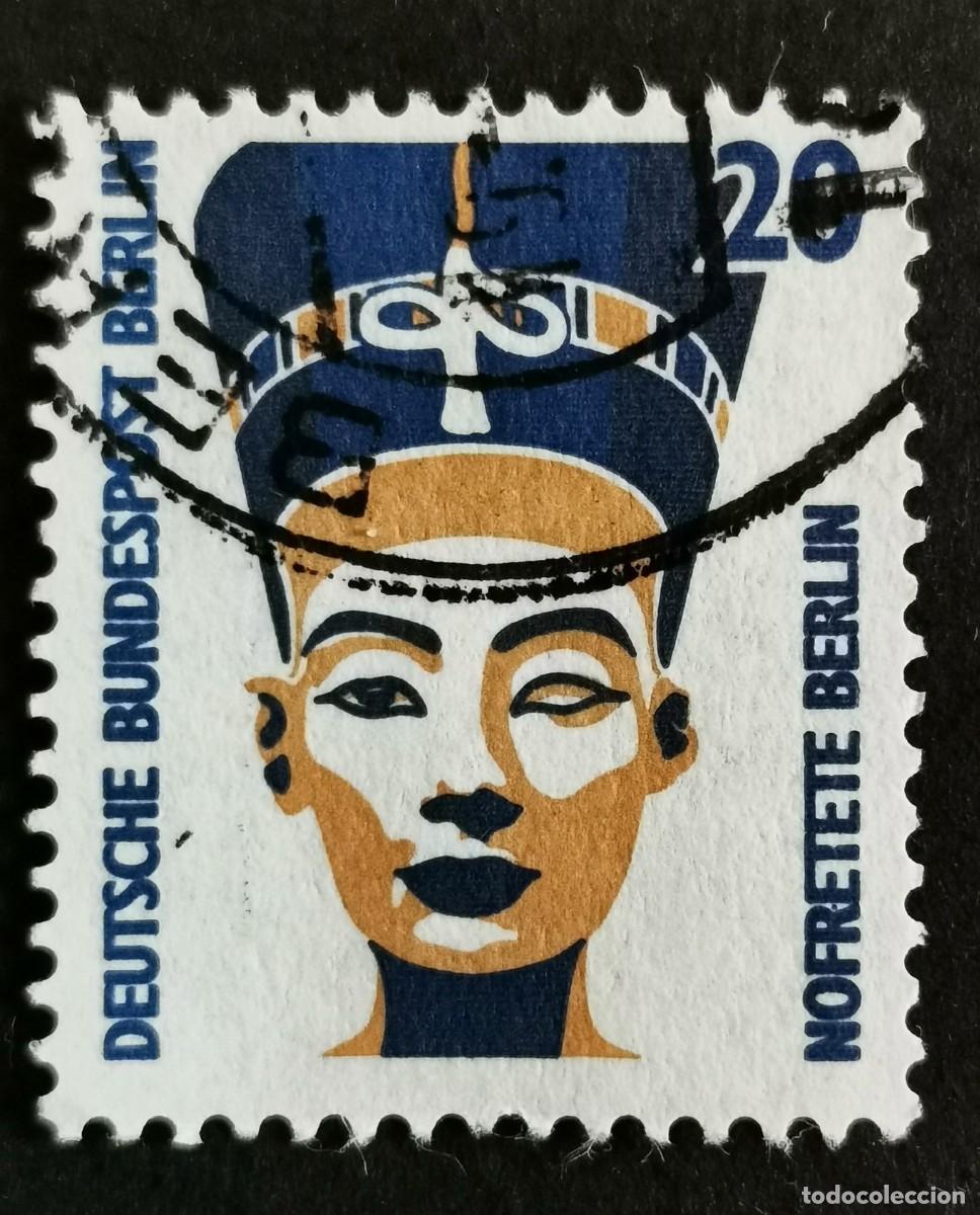 Sellos: Sello Alemania Berl&iacute;n 1988, Busto de Nefertiti, Berl&iacute;n, 50 Pf. Michel: DE-BE 813