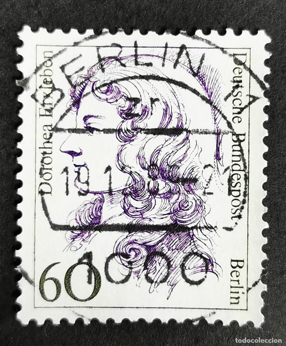 Sellos: Sello Alemania Berl&iacute;n 1988, Mujeres alemanas: Dorothea Erxleben (1715-1762, 60 Pf. Michel: DE-BE 824