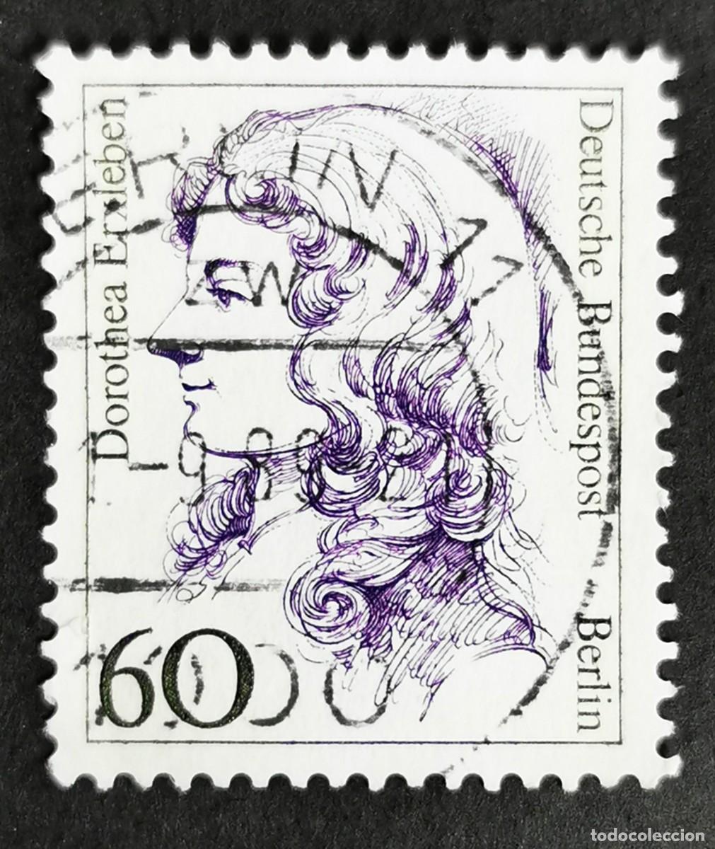 Sellos: Sello Alemania Berl&iacute;n 1988, Mujeres alemanas: Dorothea Erxleben (1715-1762, 60 Pf. Michel: DE-BE 824