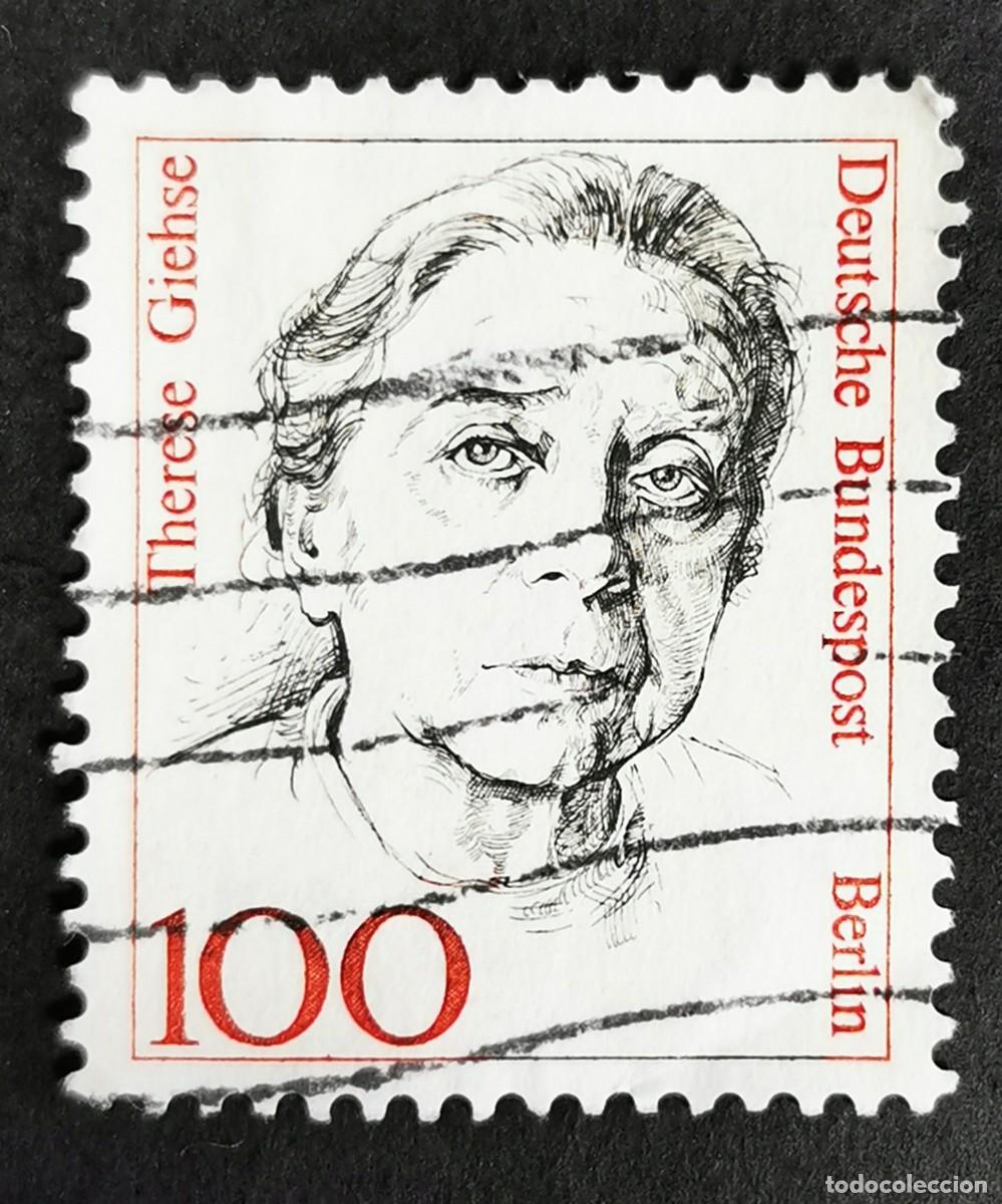 Sellos: Sello Alemania Berl&iacute;n 1989, Mujeres alemanas: Teresa Giese (1898-1975), 100 Pf. Michel: DE-BE 825
