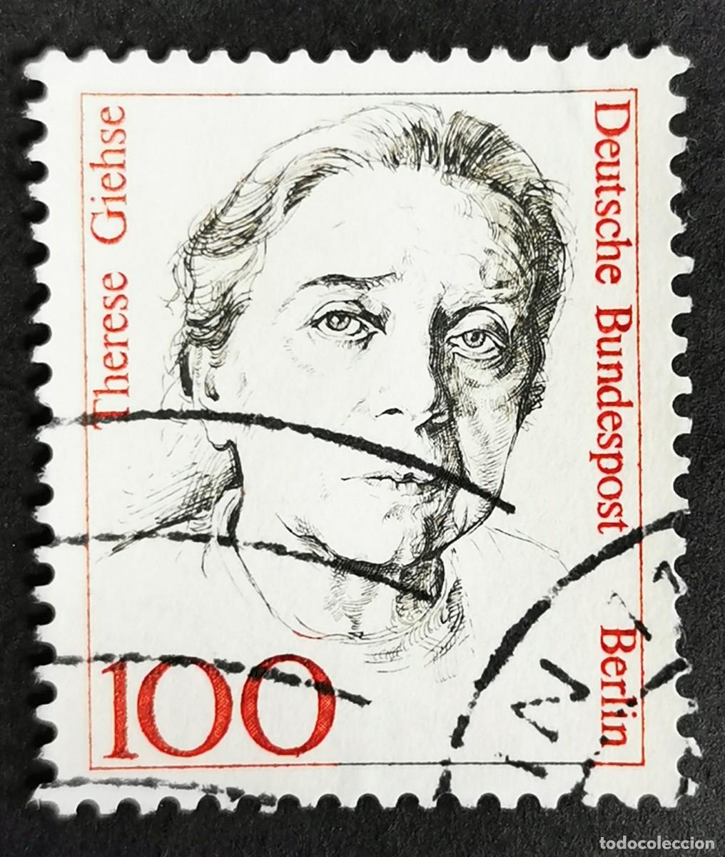 Sellos: Sello Alemania Berl&iacute;n 1989, Mujeres alemanas: Teresa Giese (1898-1975), 100 Pf. Michel: DE-BE 825