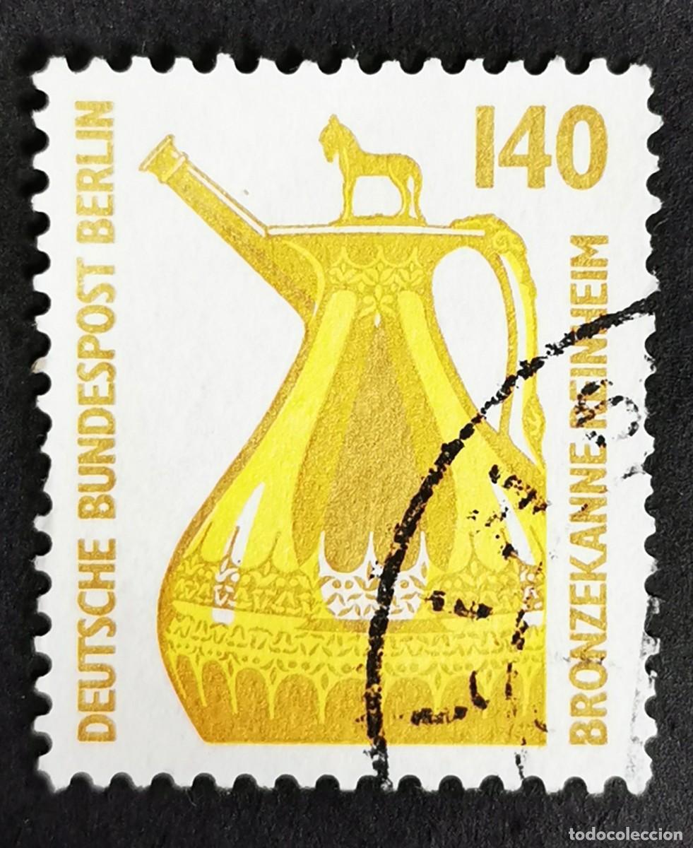 Sellos: Sello Alemania Berl&iacute;n 1989, Joven de bronce, Reinheim, 140 Pf. Michel: DE-BE 832