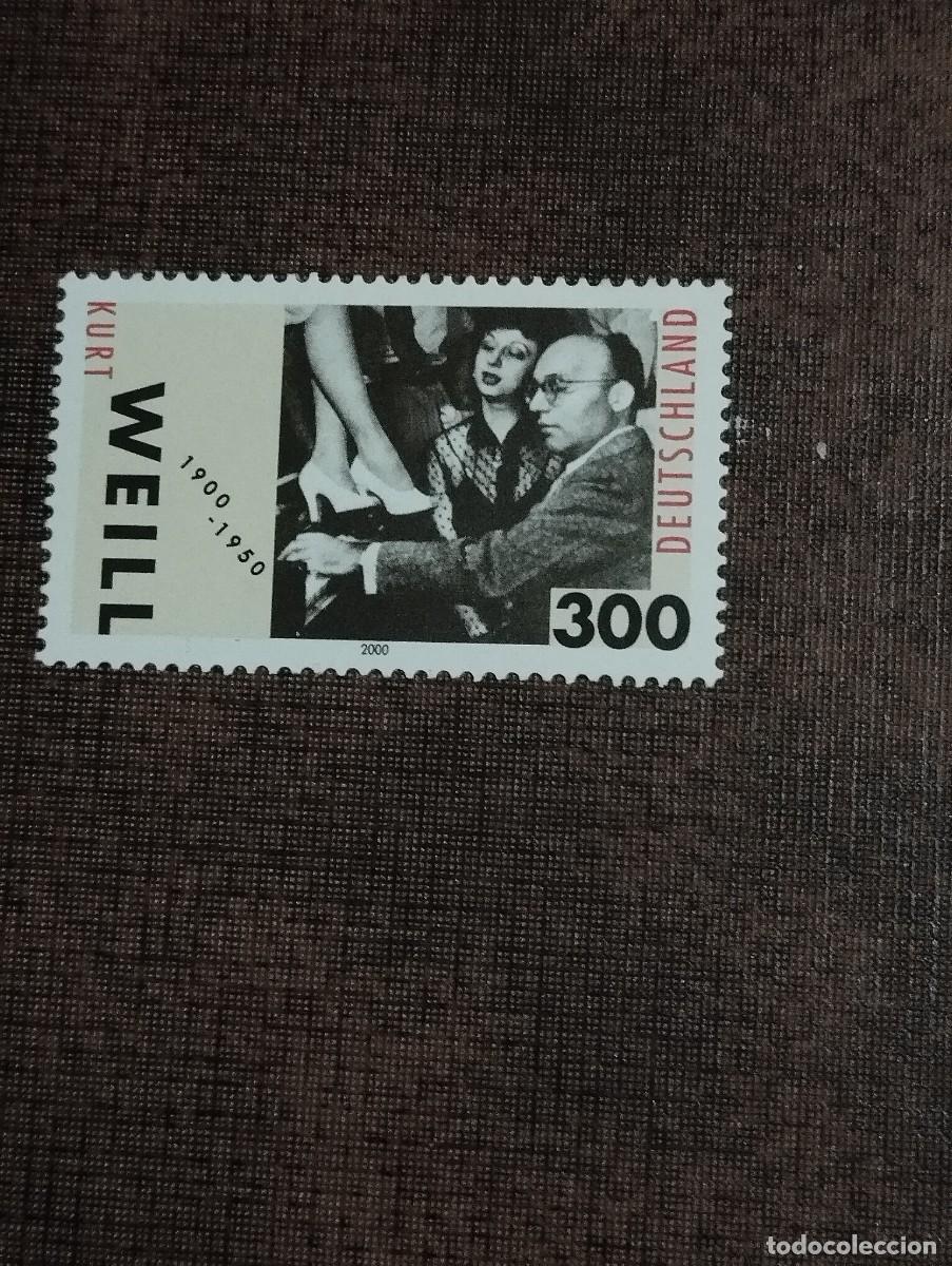 Sellos: 18.08/ Alemania Federal. 2000. 300 pf. Serie completa en nuevo